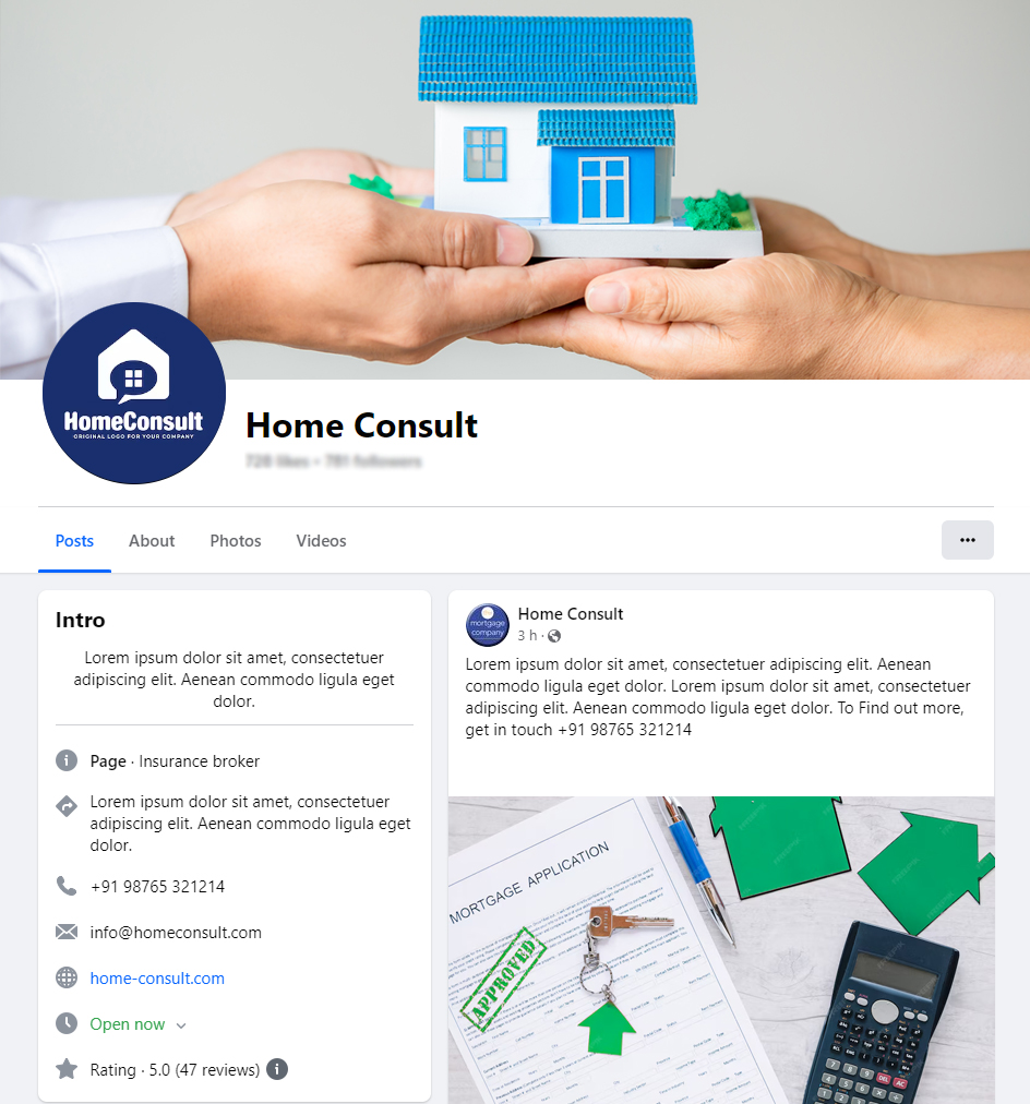Mortgages Using Facebook